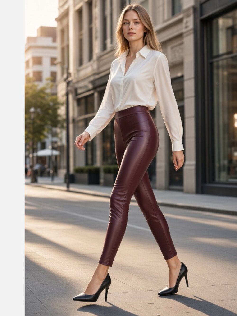 NWOT I.N.C. INTERNATIONAL CONCEPTS  Faux-Leather Pull On Leggings